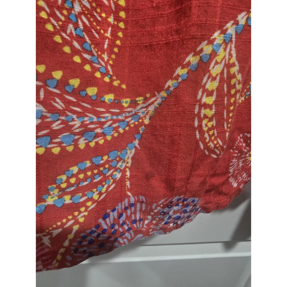 Johnny Was Women's Whimsical Hibiscus Pleated Yoke Dress Size XXL MSRP $270 - Picture 14 of 14